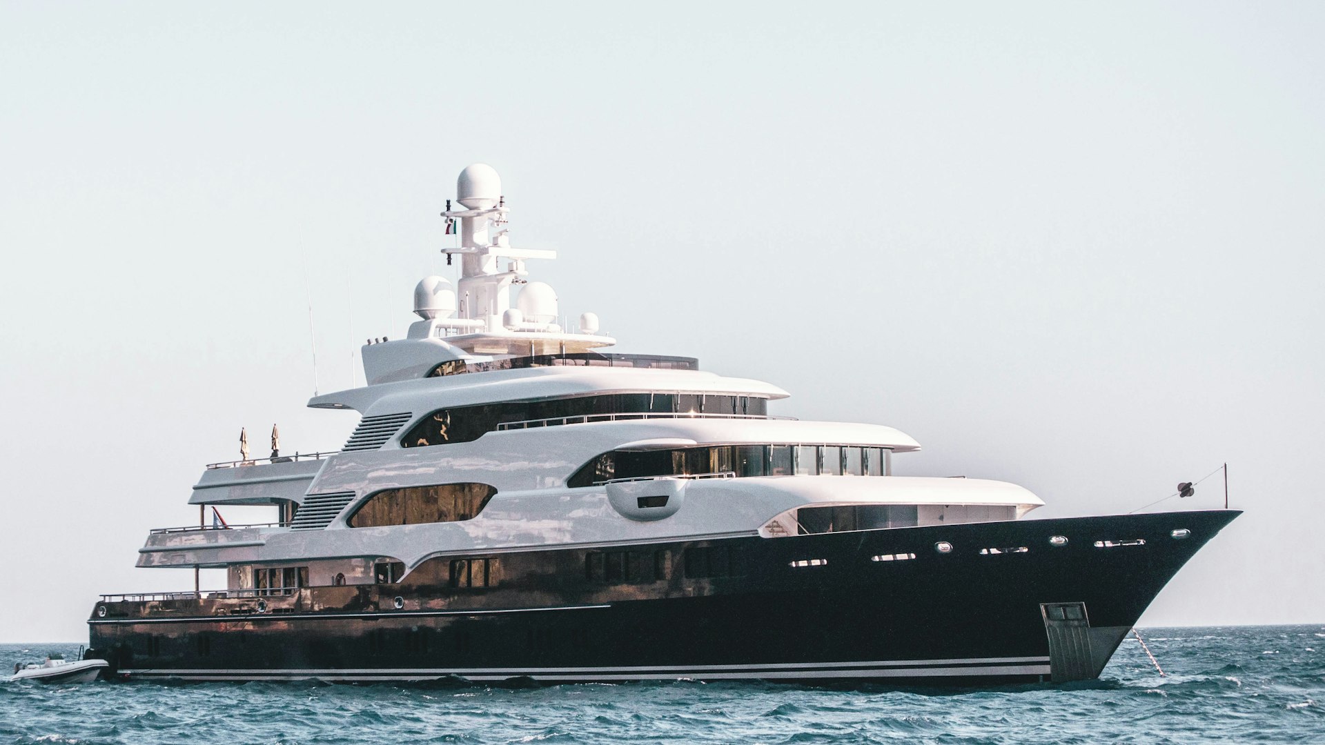 Luxury yacht on open water - Corporate boat charters